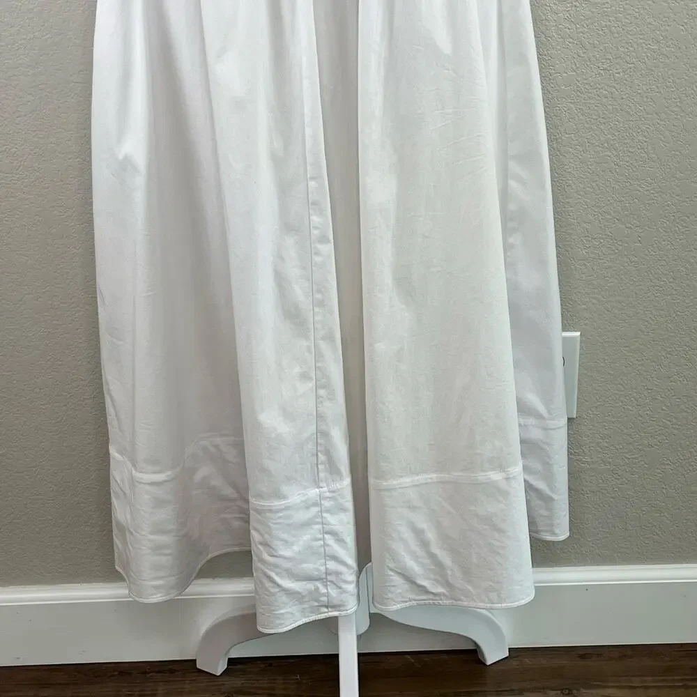 Cinq A Sept White Benita Double Bow Back Sleeveless Crewneck Midi Dress 2 NWOT - Picture 7 of 16